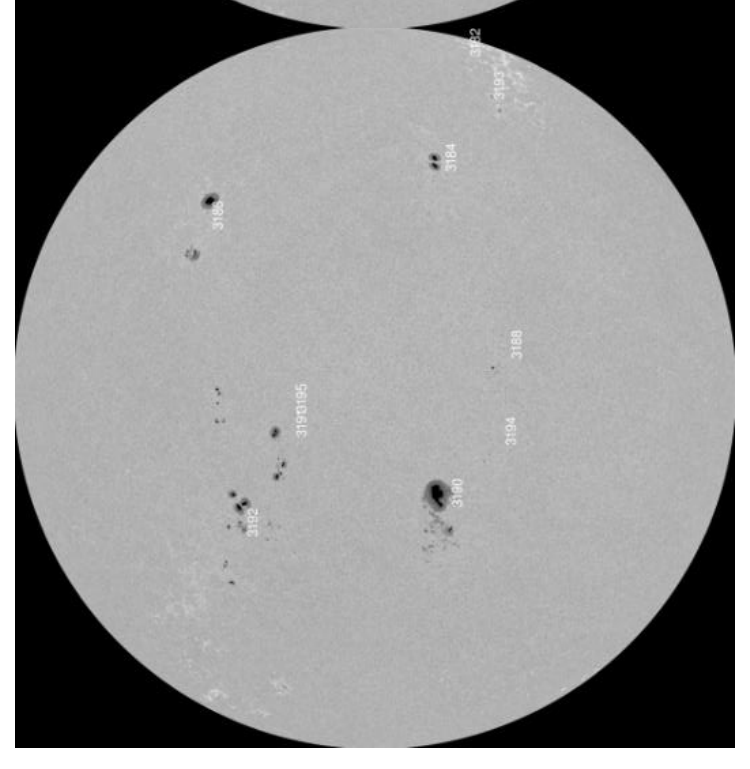 Снимка на Слънцето от станцията SDO на 18 януари 2023 г.
