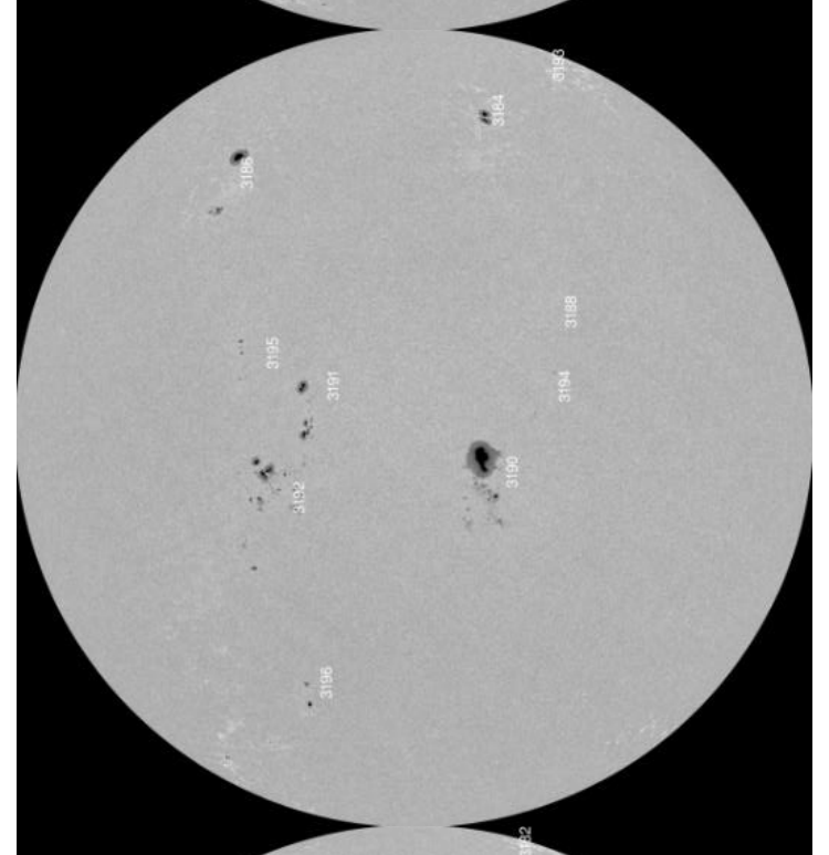 Снимка на Слънцето от станцията SDO на 19 януари 2023 г.