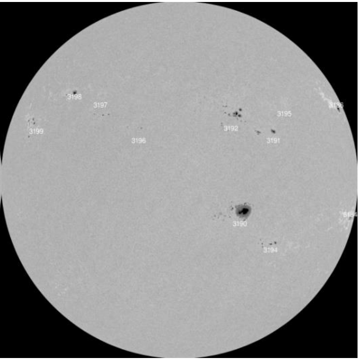 Фотография на Слънцето от станцията SDO на 21 януари 2023 г.