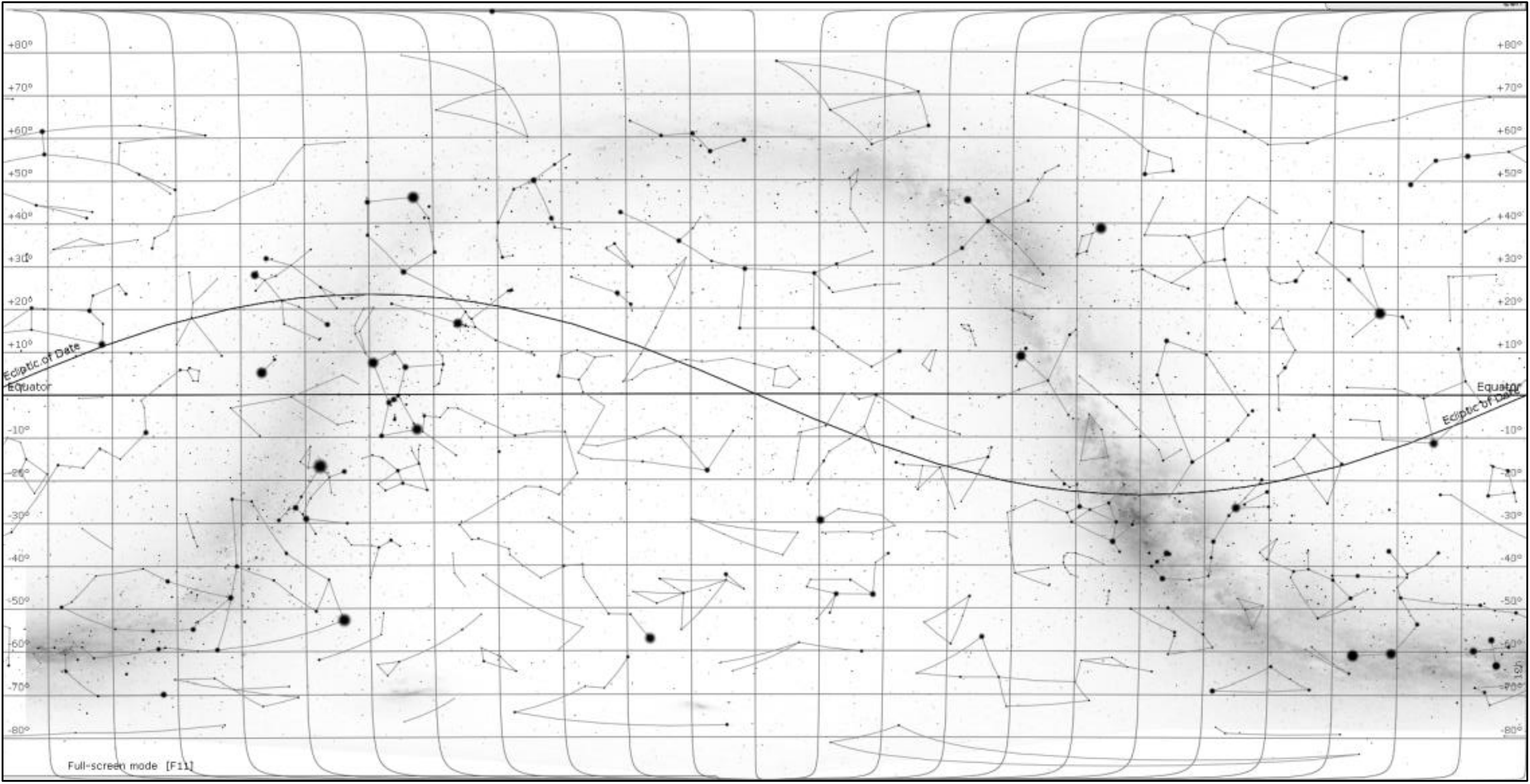Нанесете на тази карта положението на станцията Voyager-1.